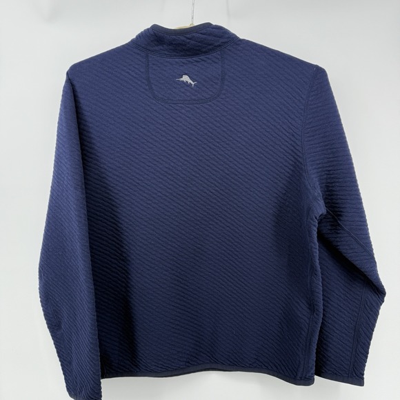 Tommy Bahama XL New England Patriots Reversible Quilted Sweater‎ Fleece NFL - Picture 3 of 16